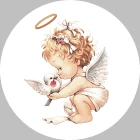 Круглая накладка на задник для Первого Святого Причастия для детской вечеринки угловой фон для фотосъемки новорожденных с изображением конфет эластичная накладка на стол