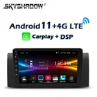 8 ГБ + 128 ГБ Carplay DSP Android 11,0 автомобильный DVD-плеер GPS WIFI Bluetooth RDS автомобильное радио для BMW M5 E39 X5 E53 Range Rover 1995-2007