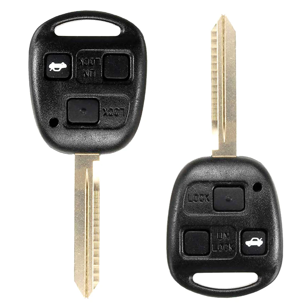 3 кнопки чехол для ключа дистанционного управления брелок Toy47 Защитные чехлы