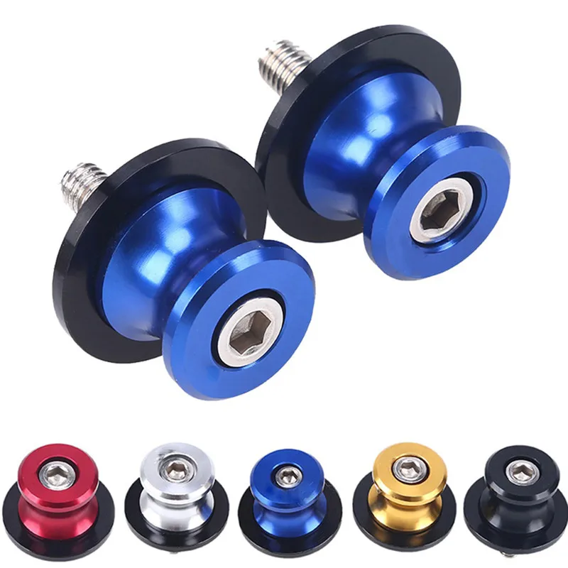 

2pcs/lot Universal 6mm swing arm Spools Sliders motorcycle accessories parts Swingarm Spool Sliders