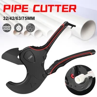 32 75mm pipe cutter ratchet non slip handles pipe cutting scissors pvcppr tube hose plumbing manual hand practical tools