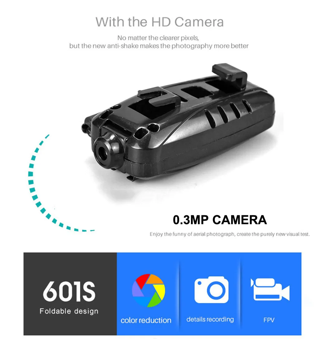 

KY601S Foldable Selfie Drone Hd Camera 6-axis Gyro 2.4G 4CH Rc Quadcopter Altitude Hold App Control Fpv Professional Drone RC