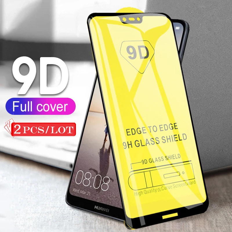 Закаленное стекло 9D для Huawei P20 Lite закаленное Hauwei P 20 light Защитная пленка экрана P20lite