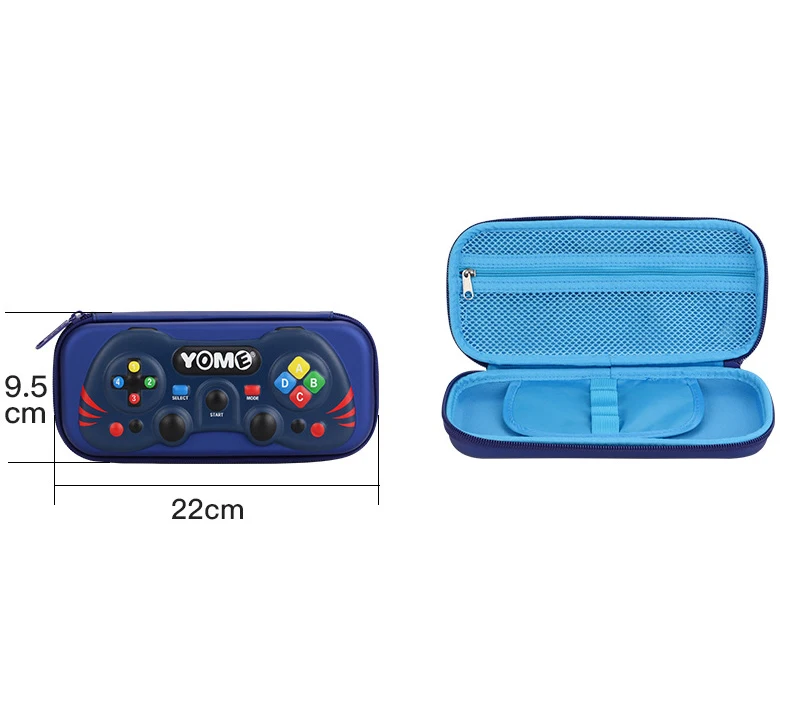 Синяя игра для мальчиков пенал Чехол кабеля игровой автомат карандашей сумка