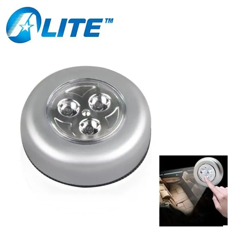 ABS пластик 3 светодиодный на батарейках настенный кухонный светильник освещение