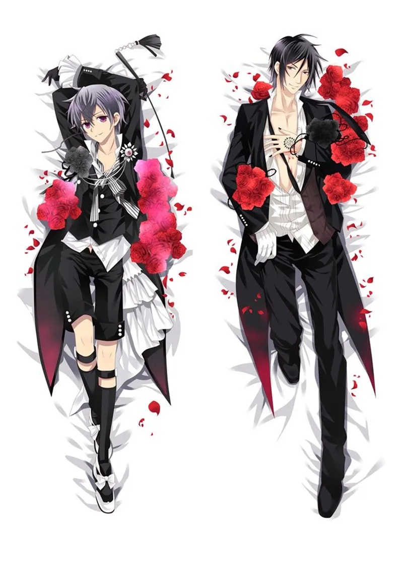 Новинка наволочка Kuroshitsuji Небесный черный Батлер Себастьян дакимакура