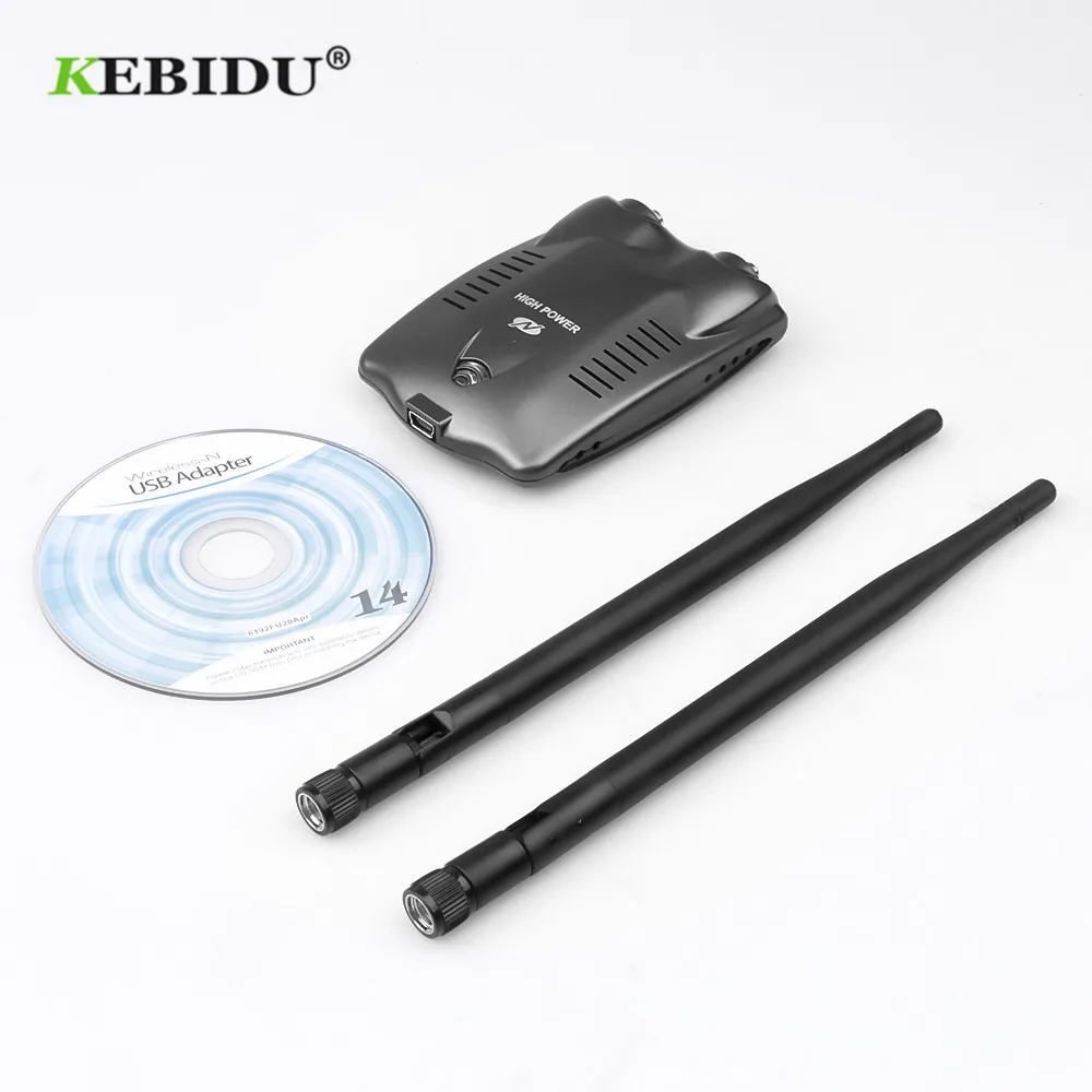 KEBIDU BT N9100 Высокая мощность 3000 МВт двойная антенна Wifi декодер USB 2 0 беспроводной