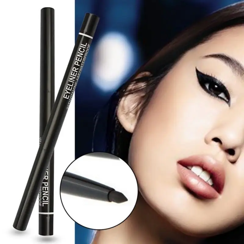 

Professional Black Liquid Eyeliner Automatic Rotating Eyeliner Not Blooming Lasting Eye Makeup Waterproof Eyes Makeup Cosmetics