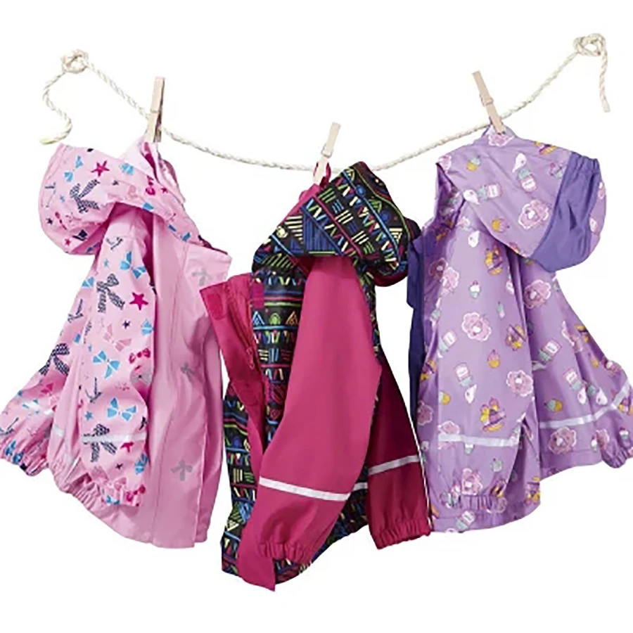 Уличный детский дождевик накидка пончо водонепроницаемая ветровка пальто