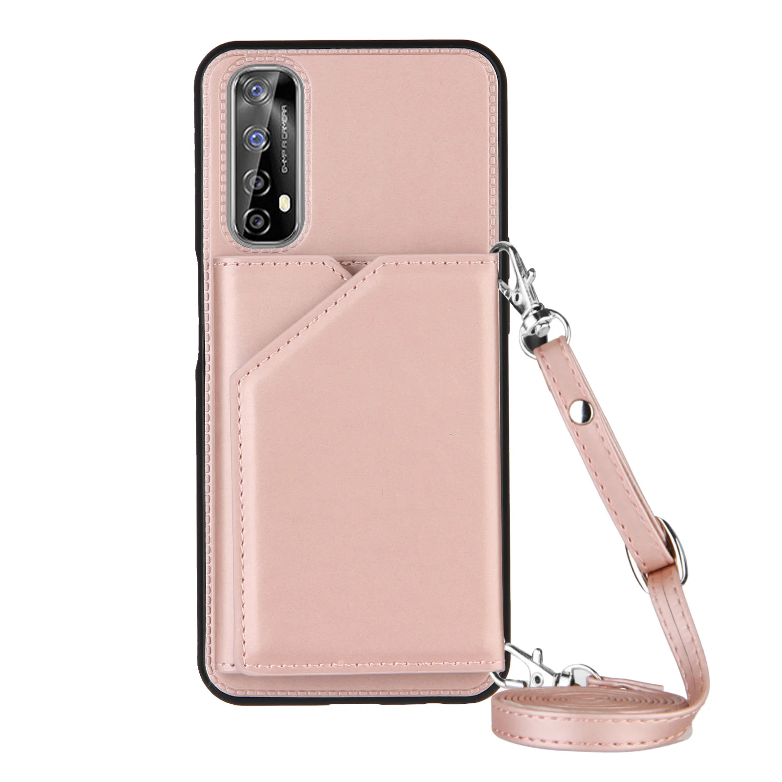 

Высококачественный защитный чехол для Oppo Realme 7 (глобальная) чехол крышка стиль, экокожа (полиуретан), кошелек защитная оболочка