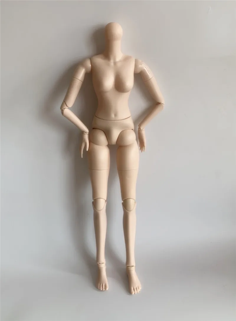 Аксессуары для кукол 1/3 BJD кукла голова 24 см с глазами девушки макияж практика куклы головы части подарки игрушки 26 суставов Кукла тело игрушка - Цвет: body only
