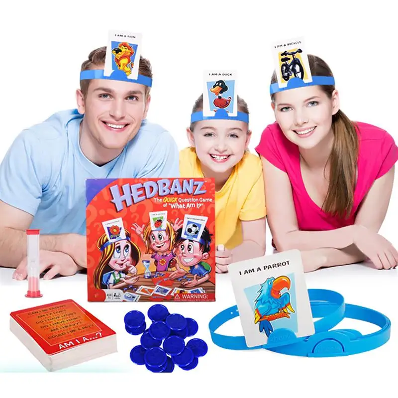 Игра Hedbanz игра Кто я настольная для всей семьи персонажи мультфильмов карточная