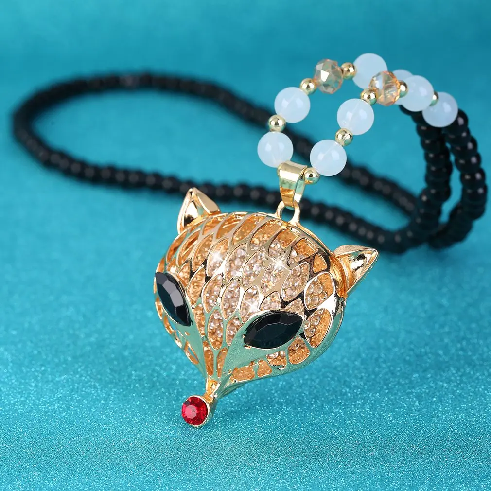 St.kunkka Ceramic Beads Statement Necklaces For Woman Round Long Sweater Chain Pendants Chokers Collar Ethnic Jewelry |