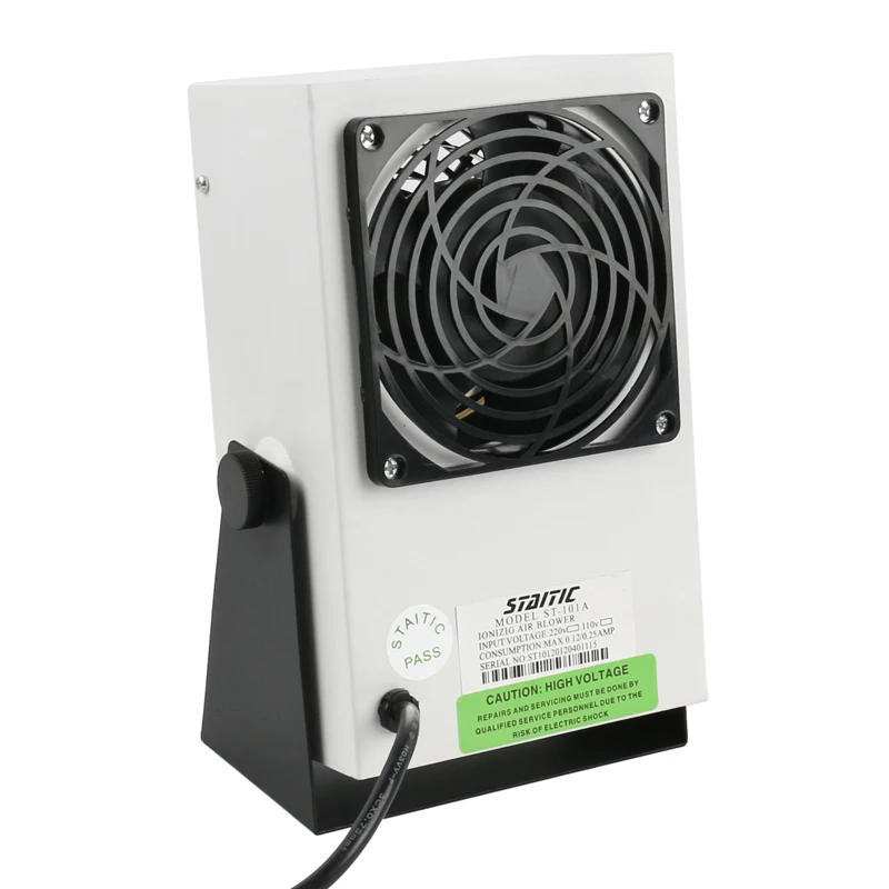 Ионизирующий вентилятор ST101A PC электростатический для удаления ионов настольный