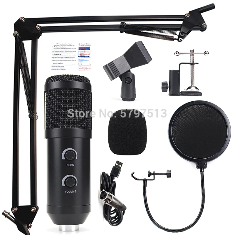 Комплект конденсаторного микрофона bm 900 профессиональный usb микрофон 800 bm900 для