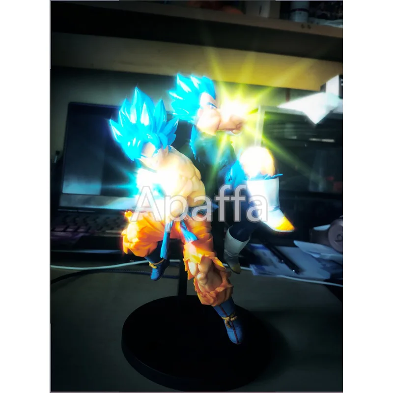 17 см фигурка dragon ball Z Супер Saiyan голубые волосы Гоку фигура Вегета экшн-фигурка Коллекция Модель игрушки кукла аниме фигурка