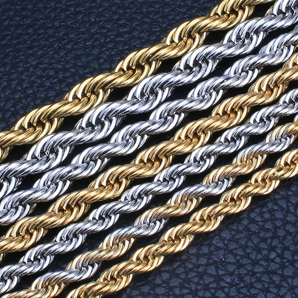 Высокое качество модный ювелирный набор из нержавеющей стали цепочка ожерелье