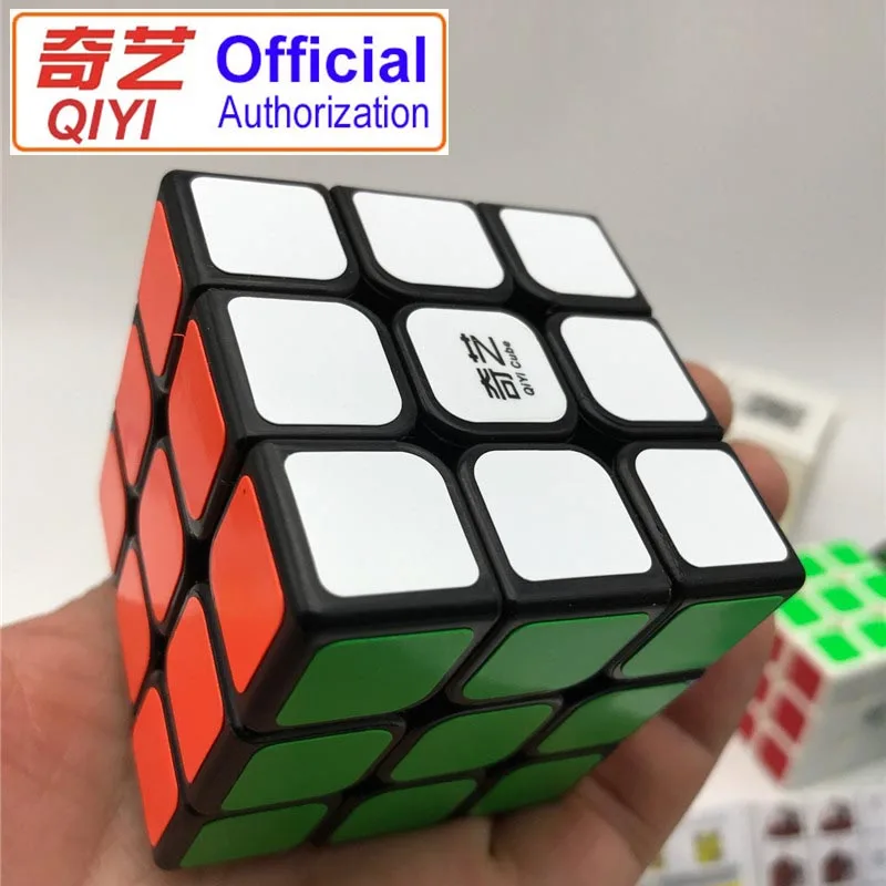 Волшебный куб QIYI 3x3x3 5 6 см наклейка из углеродного волокна профессиональная