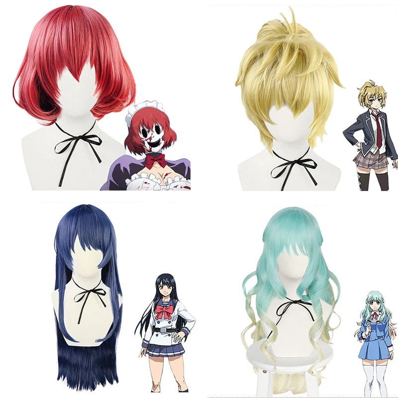 

Anime High-Rise Invasion Honjo Yuri Mayuko Nise Hair Cosplay Wigs Hallowen