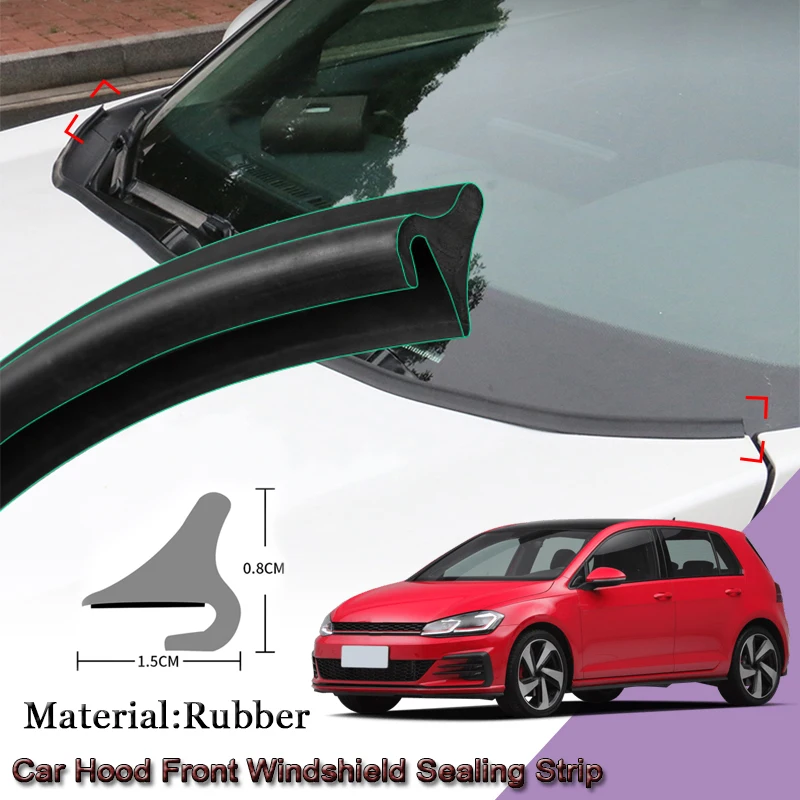 

Car Seal Strip Windshied Spoiler Filler Protect Edge Weatherstrip Strips Sticker Accessories For Volkswagen Golf 7 8 2014-2020
