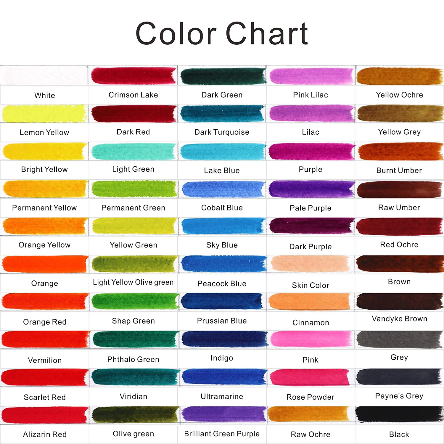 

50 Color Solid Watercolor Paint Set Portable Metal Box Watercolor Pigment for Beginner Drawing Watercolor Paper Supplies