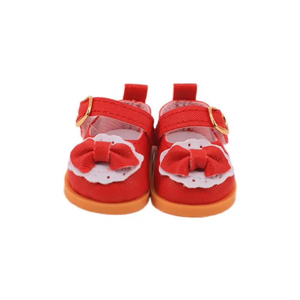 

1pair 18 Inch Doll Accessories Bow Shoes 20cm Cotton Doll 5cm Shoes Fashion Doll Accessories Shoes