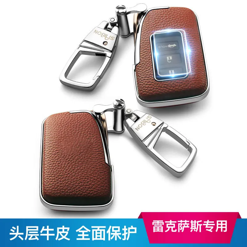 

Роскошный Новый кожаный чехол для ключей Чехол кошелек чехол для ключей для Lexus Es200 250 Nx200t 300hsis Rx200t автомобильные аксессуары Пряжка для ключе...