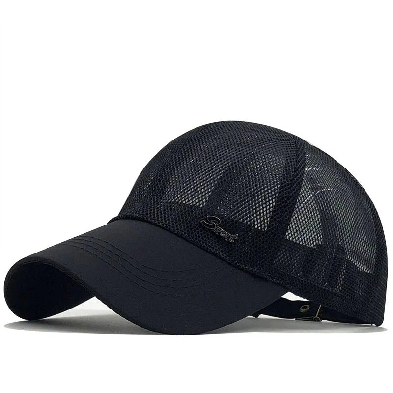 Новинка 2020 мужская летняя тонкая Солнцезащитная шляпа открытая сетчатая женская от солнца повседневные