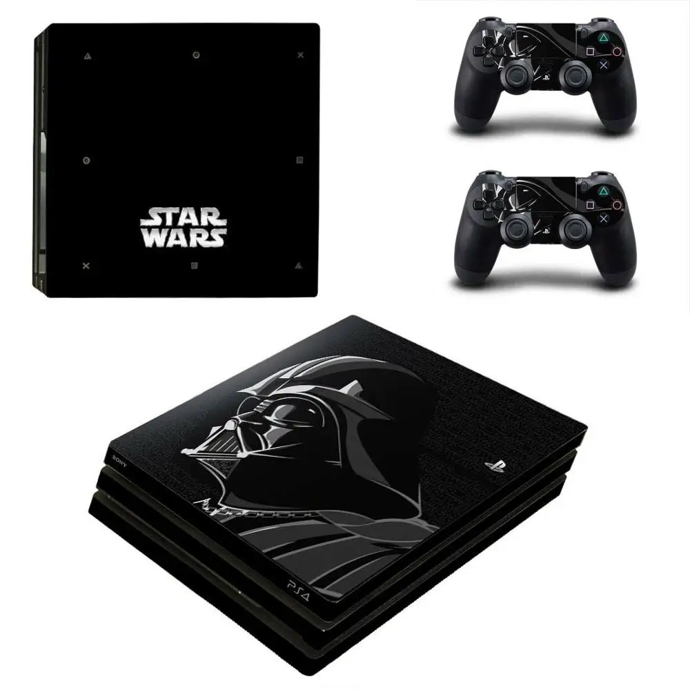 Звездные войны PS4 Pro кожи наклейка для sony playstation 4 консоли и 2 контроллеров PS4 Pro кожи Стикеры винил - Цвет: YSP4P-0243