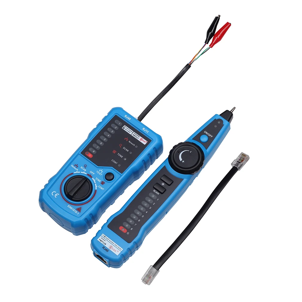

BSIDE RJ11 RJ45 Cat5 Cat6 Telephone Wire Tracker Tracer Toner Ethernet LAN Network Cable Tester Detector Line Finder