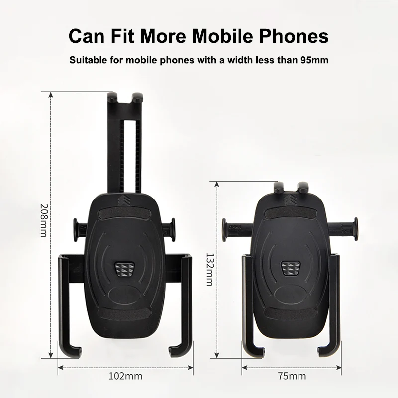 smoyng aluminum alloy quick lock motorcycle bike phone holder support mobile bicycle mirror handlebar mount for iphone xiaomi free global shipping