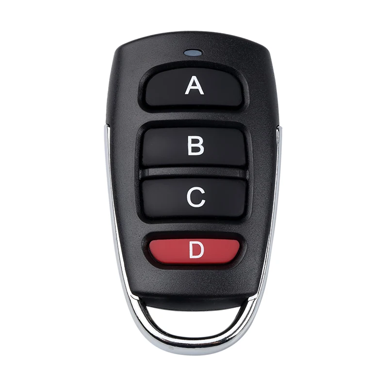 

Portable Wireless 433.92 Mhz Remote Control Copy Code Remote 4 Channel Electric Cloning Gate Garage Door Auto Keychain