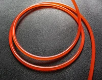 400metersrollers diameter3mm industrial transmission belt orange pu round belt