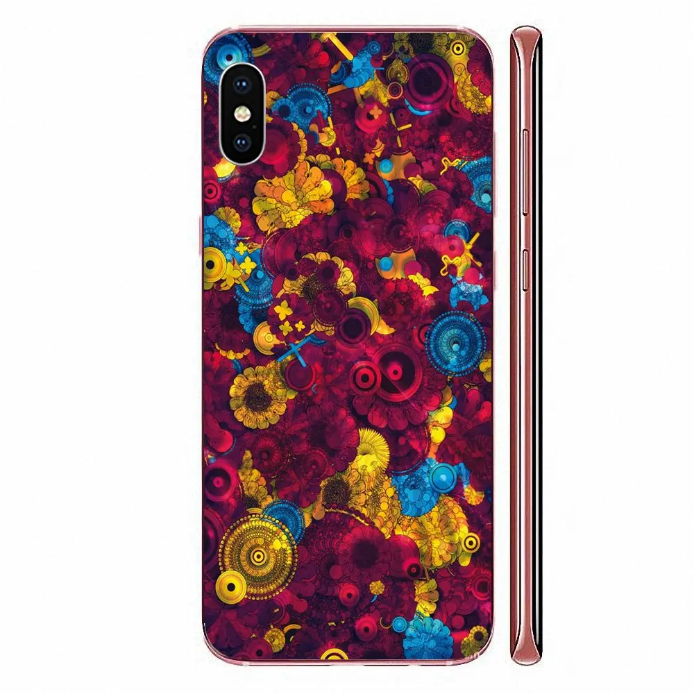 Psicodelico красочные старые мягкие чехлы для Motorola G G2 G3 G4 G5 G6 G7 Plus Xiaomi Redmi Note 8 8A 8T 10 K30 5G Pro