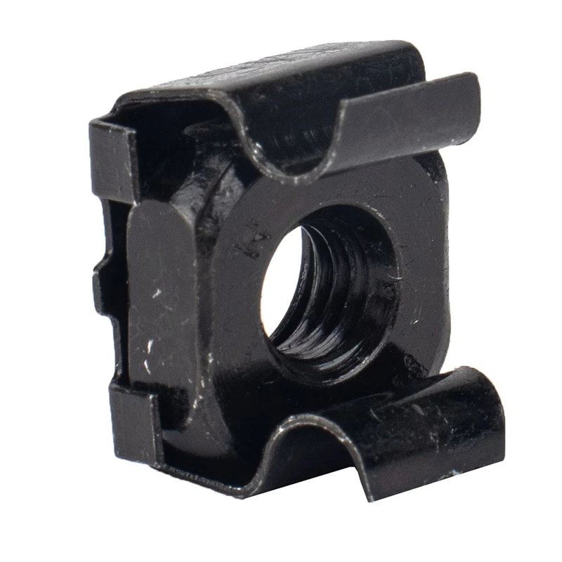 

50Pcs M6 12mm Nuts and Screw Screw with Cage Nuts Black for Server Rack Cabinet Rack Mount Screws and Insert Nuts
