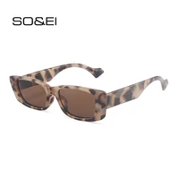 soei retro small rectangle sunglasses women ins popular fashion candy color eyewear men square sun glasses shades uv400