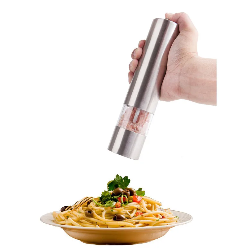 Электрический измельчитель специй соли и перца регулируемая шероховатость