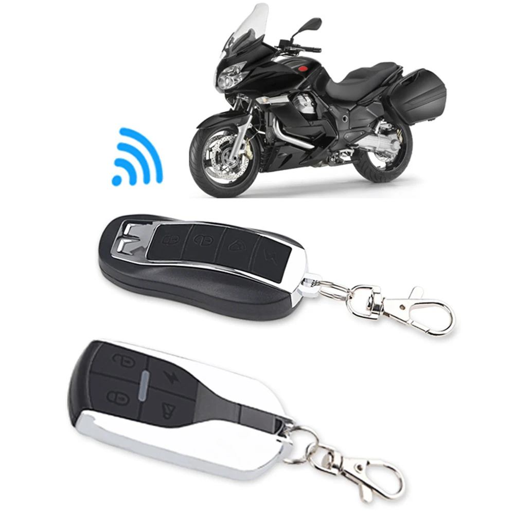 12V Universal Motorcycle Alarm System 125dB Anti-theft Security with Remote Control Engine Start for Scooter ATV Moto | Автомобили и