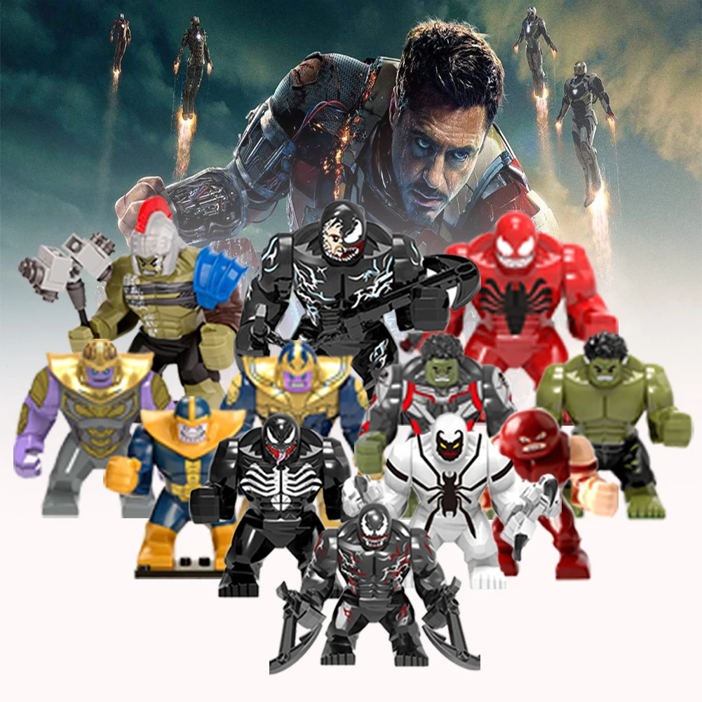 Супер Герои эндгейм Железный человек Капитан Америка паук войны танос Халк