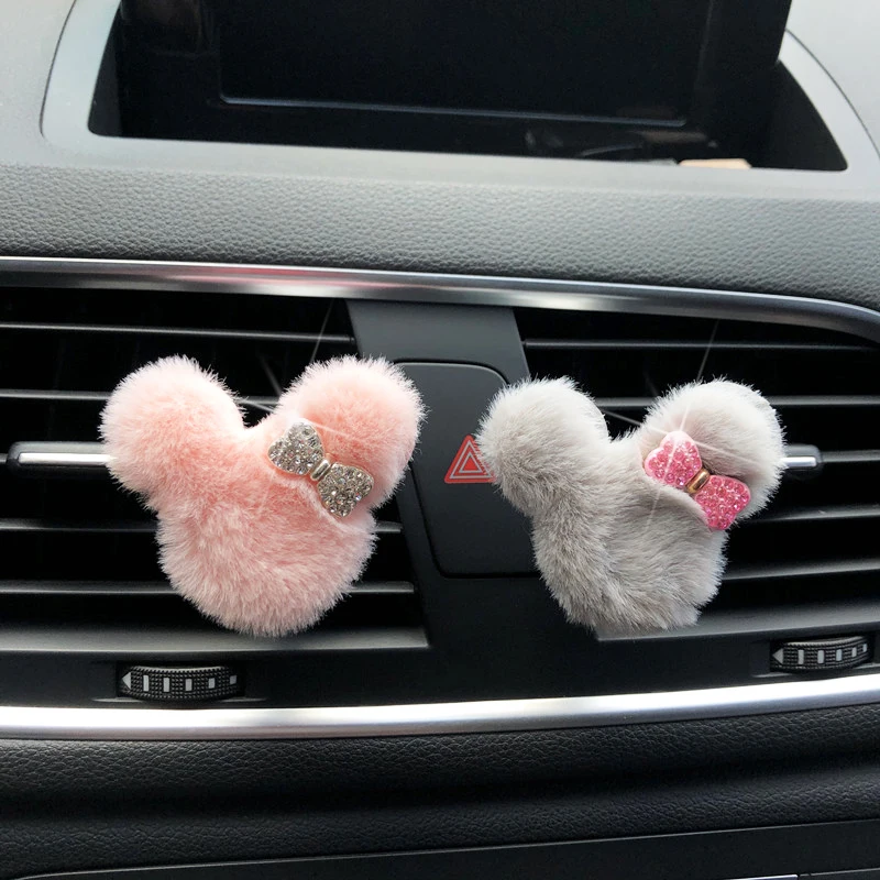 Новинка плюшевый автомобильный освежитель воздуха Микки с галстуком бабочкой