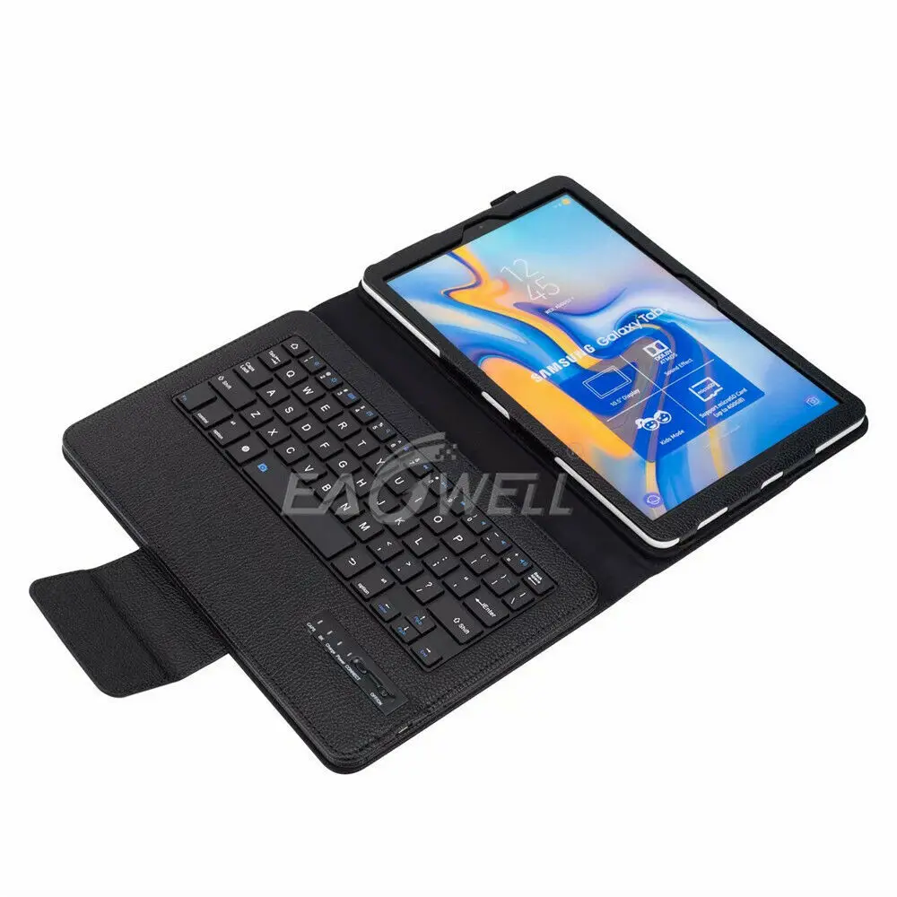 Чехол с беспроводной клавиатурой и Bluetooth для Samsung Galaxy Tab A A2 10 5 дюйма T590 T595 кожаный