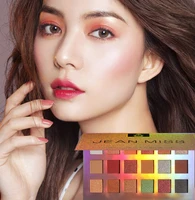 18 colors desert and starry eyeshadow palette gradient glow long lasting women beauty non irritating eyeshadow powder tslm2