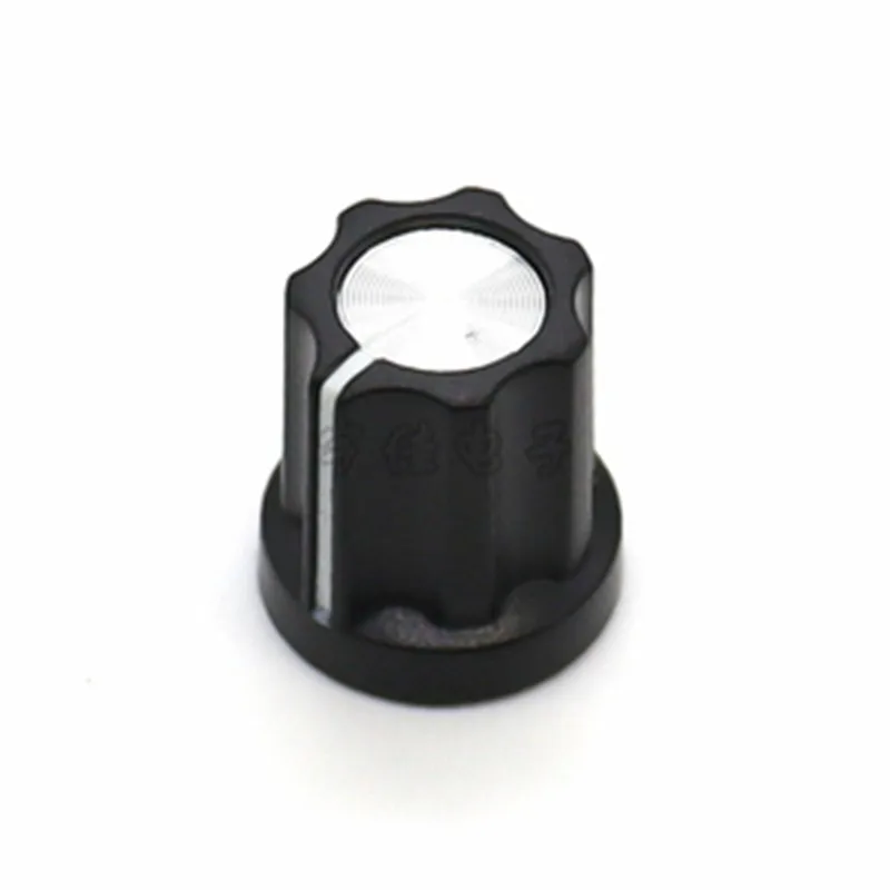 

Пластиковая рукоятка вала для цветка, диаметр 15 мм, высота 16 мм, ручка потенциометра, ручка кодировщика, внутреннее отверстие для шестерни 6 ...