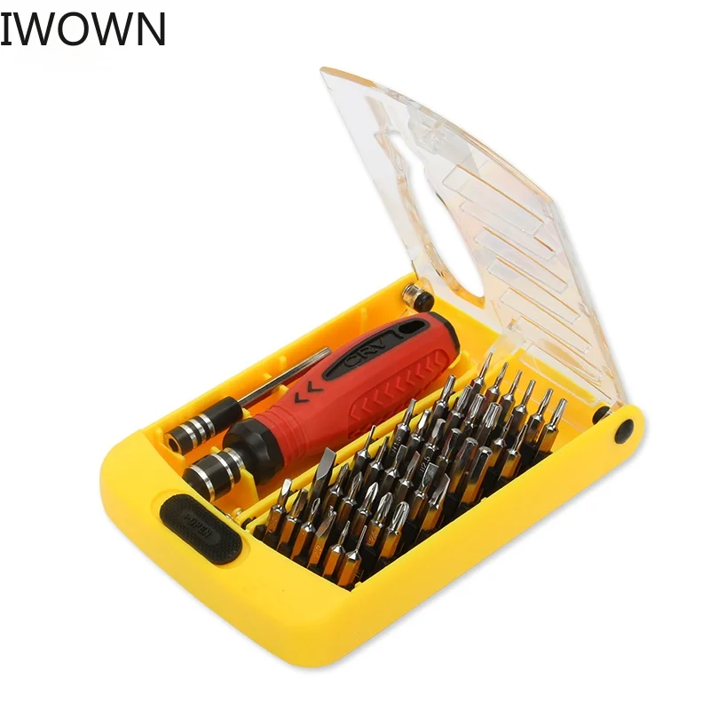 

JACKLY JK-6088A B Mini Portable Screwdriver Tool Kit Box Set for Cellphone Laptop Gamepad Watch Electronic Product DIY Repair