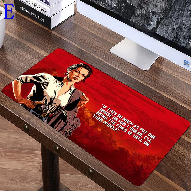 Большой коврик для мыши 60X30cm Red Dead Redemption 2 скоростной Игры Геймер игровой XL