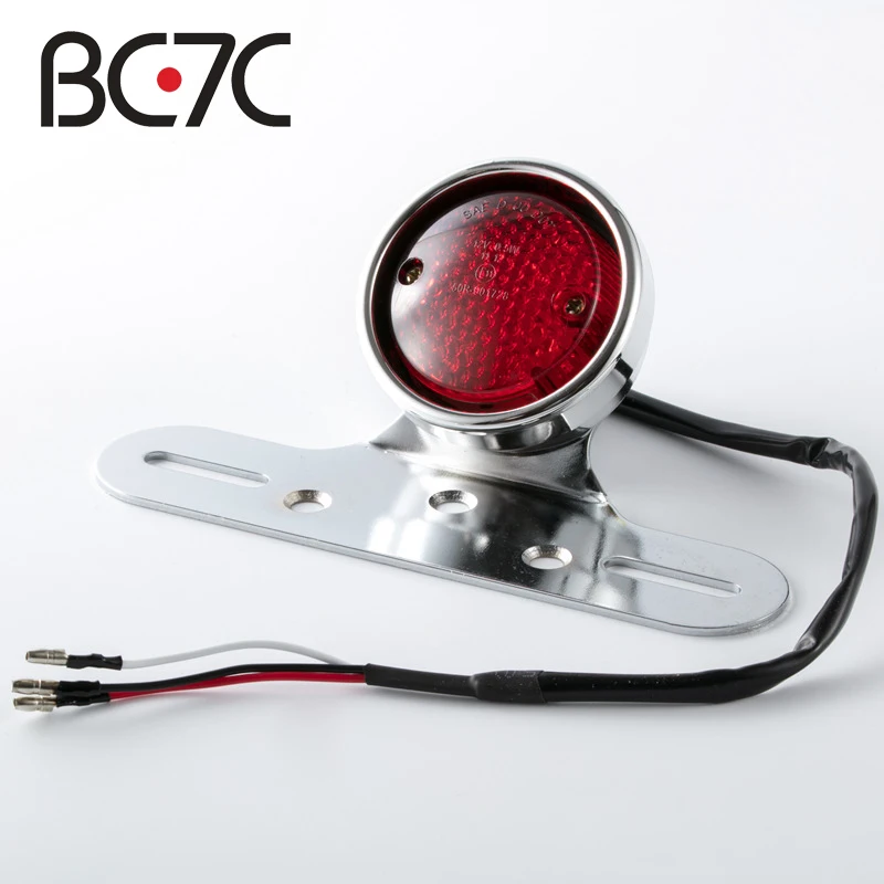 

Задний светодиодный стоп-сигнал для мотоциклов, 12 В, с металлическим кронштейном