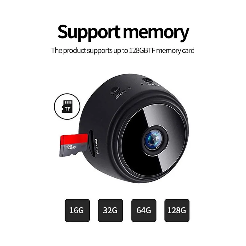 JOZUZE A9 Wireless ip Mini Camera Home Security Camera WiFi Night Vision 1080P Wireless Surveillance Camera Remote Monitor