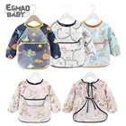 Детский непромокаемый шарф с длинным рукавом, фартук для кормления, нагрудник-банан