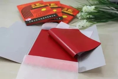 16K red double-sided carbon paper 18.5 x 25.5cm 100pcs/pack