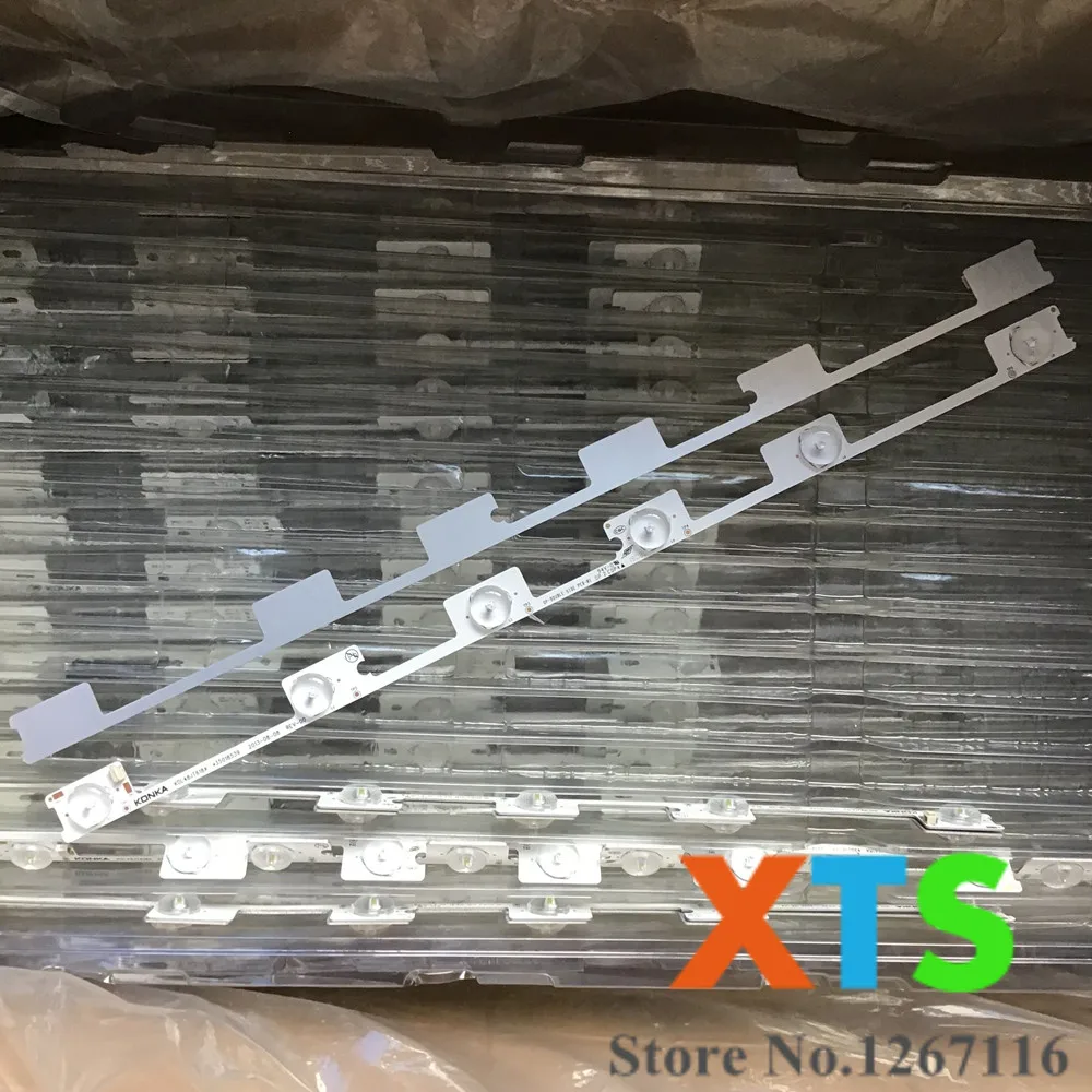 100 шт светодиодные полосы Бар подсветка для KONKA KDL48JT618A KDL48SS618U 35018539 35018540 6 светодиодный свет(6 в) 442 мм